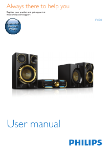 Manual Philips FX70 Stereo-set