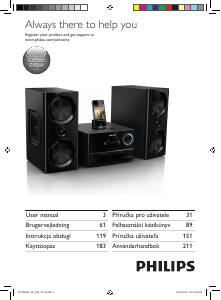 Návod Philips DCD3020 Stereo súprava