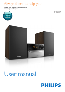 Manual Philips BTD2339 Stereo-set