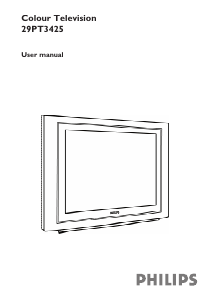 Manual Philips 29PT3425 Television