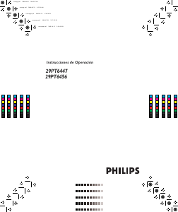 Manual de uso Philips 29PT6447 Televisor