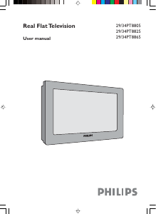 Manual Philips 29PT8825 Television