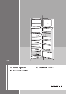 Használati útmutató Siemens KI28DA20 Hűtő és fagyasztó