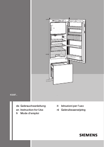 Bedienungsanleitung Siemens KI38FA50 Kühl-gefrierkombination