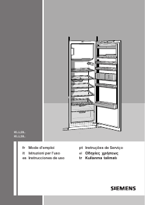 Manual de uso Siemens KI38LA65 Frigorífico combinado