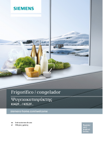 Manual de uso Siemens KI42FED30 Frigorífico combinado