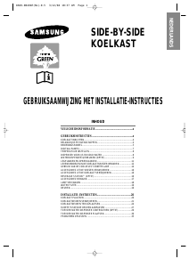 Handleiding Samsung RS23KPMS Koel-vries combinatie