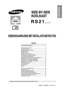 Handleiding Samsung RS21DPMS Koel-vries combinatie