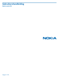 Handleiding Nokia Lumia 610 Mobiele telefoon