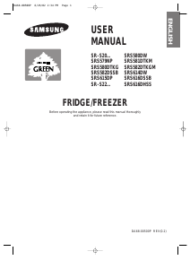 Manual Samsung SR-S20FTFS Fridge-Freezer