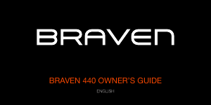 Bruksanvisning Braven 440 Högtalare