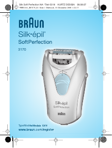 Mode d’emploi Braun 3170 Silk-epil SoftPerfection Epilateur