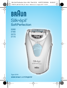 Mode d’emploi Braun 3180 Silk-epil SoftPerfection Epilateur