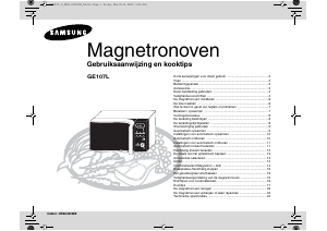 Handleiding Samsung GE107L Magnetron