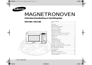 Handleiding Samsung M1713N Magnetron