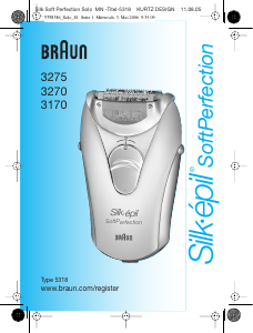 Brugsanvisning Braun 3275 Silk-epil SoftPerfection Epilator