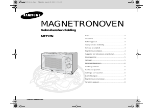 Handleiding Samsung M1712N Magnetron