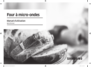 Mode d’emploi Samsung MS23T5018UC Micro-onde