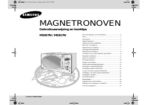 Handleiding Samsung M1927N Magnetron