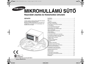 Návod Samsung CE107V Mikrovlnná rúra