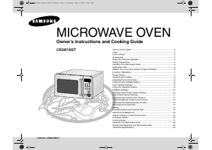 Handleiding Samsung CE287AST/XAG Magnetron