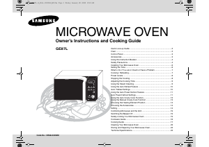 Manual Samsung GE87L Microwave