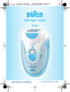 Mode d’emploi Braun 5180 Silk-epil Xelle Epilateur