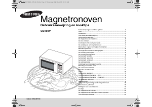 Handleiding Samsung CE100V-W Magnetron