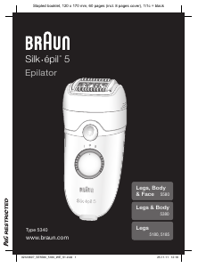 Bruksanvisning Braun 5185 Silk-epil 5 Epilator