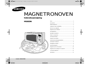 Handleiding Samsung M192DN Magnetron