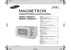 Handleiding Samsung DE6612S-D Magnetron