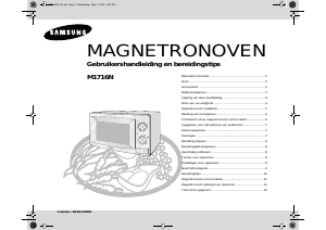 Mode d’emploi Samsung M1716N Micro-onde