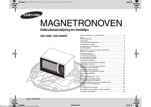 Handleiding Samsung GE109M Magnetron