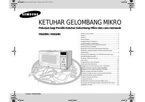 Manual Samsung M1610N Microwave