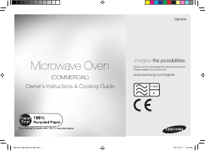 Manual Samsung CM1079A Microwave