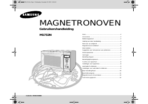 Handleiding Samsung M1732N-Y Magnetron