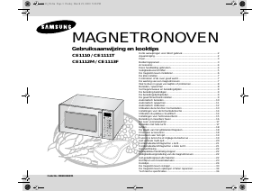 Handleiding Samsung CE1110 Magnetron