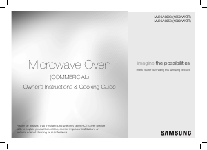 Manual Samsung MJ26A6093AT/UR Cuptor cu microunde