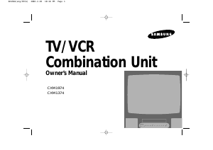 Handleiding Samsung CXM1374 Televisie