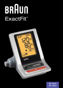 Návod Braun BP4900 ExactFit 3 Tlakomer