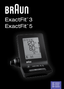 Priročnik Braun BP6000 ExactFit 3 Merilnik krvnega tlaka