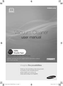 Mode d’emploi Samsung SC96E7 Aspirateur