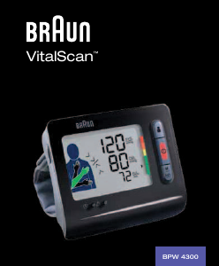 Mode d’emploi Braun BPW4300 VitalScan Tensiomètre