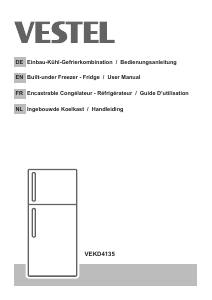 Handleiding Vestel VEKD4135 Koel-vries combinatie