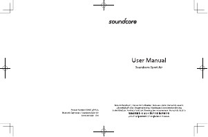 Manual Soundcore Sport Air Auscultador