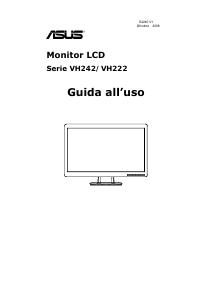 Manuale Asus VH242H Monitor LCD