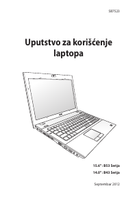 Priručnik Asus B43V Pro Advanced Prijenosno računalo