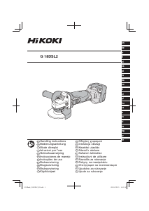 Instrukcja Hikoki G 18DSL2 Szlifierka kątowa