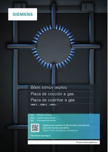 Εγχειρίδιο Siemens EB6B5PB60 Εστία κουζίνας