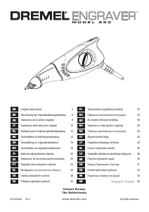 Vadovas Dremel 290 Graviravimo įrankis